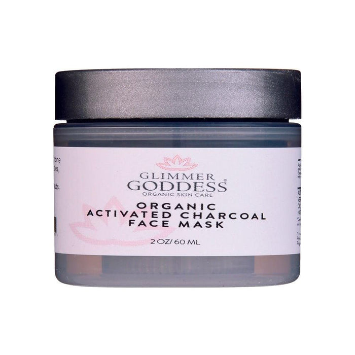 Glimmer Goddess® Organic Skin Care - Organic Acne Face Mask - Activated Charcoal - Superior Detox & Purification