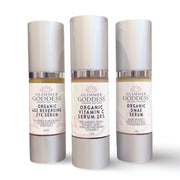 Glimmer Goddess® Organic Skin Care Organic Anti-Aging Trio – Vitamin C & Firming Serums Anti-Aging Skin Care Kits