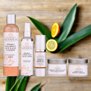 Glimmer Goddess® Organic Skin Care Complete Organic Anti-Wrinkle 5-Step Kit with Vitamin C & SPF 30 Gift Packs & Value Sets