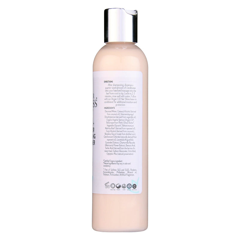 Glimmer Goddess® Organic Skin Care Organic Argan Oil Hair Conditioner – Deep Moisture & Frizz Control Hair Care