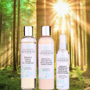 Glimmer Goddess® Organic Skin Care Organic Argan Oil Hair Treatment Trio – Hydrating 3-Step System Hair Care