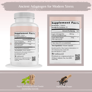 Bellawell Health Organic Ashwagandha - An Ancient Treasure by Bellawell Capsules Dark Gray
