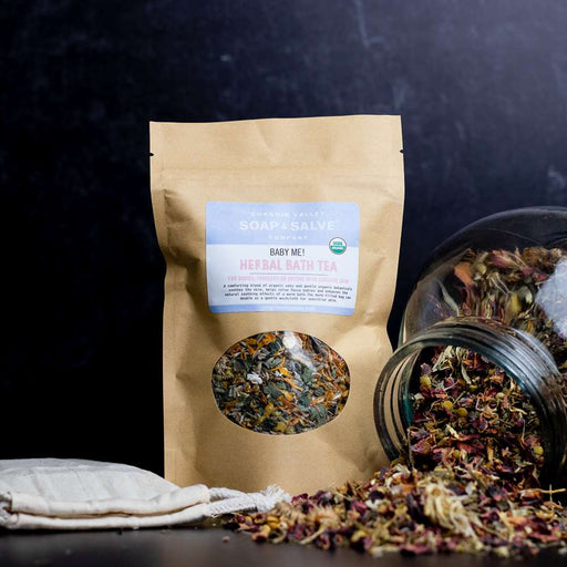 Chagrin Valley Soap & Salve Tea: Baby Me! Bath Herbs and Herbal Washcloth Baby Products