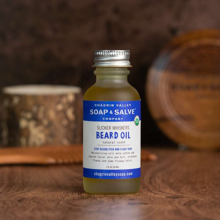 Chagrin Valley Soap & Salve - Beard & Pre-Shave Oil: Natural Scent