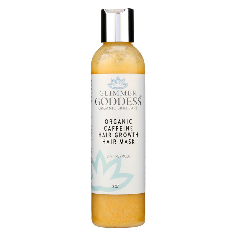 Glimmer Goddess® Organic Skin Care Organic Caffeine Hair Growth Mask – Deep Conditioning Treatment Hair Growth