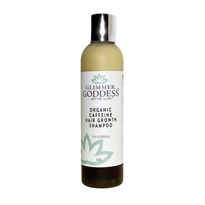 Glimmer Goddess® Organic Skin Care - Organic Caffeine Hair Growth Shampoo