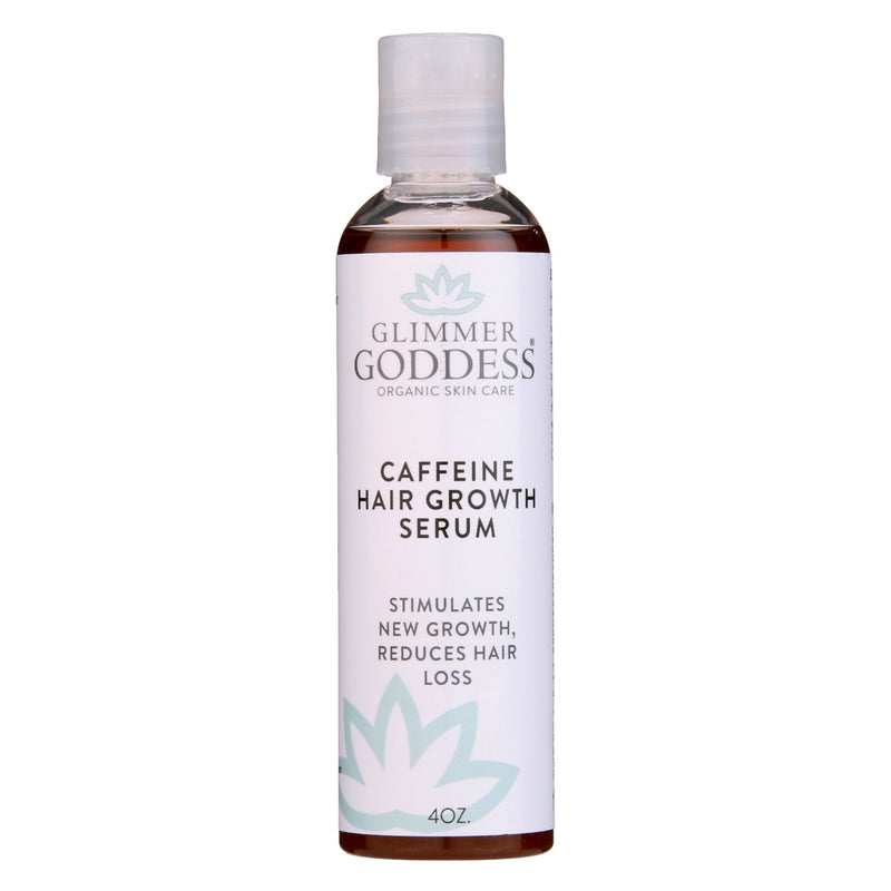 Glimmer Goddess® Organic Skin Care Organic Caffeine Hair Growth Serum – Scalp Treatment Hair Growth