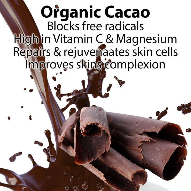 Glimmer Goddess® Organic Skin Care Organic Chocolate Cherry Face Mask – Antioxidant Anti-Aging Treatment Masks & Peels