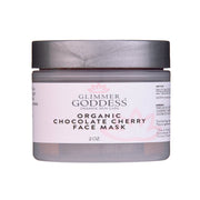 Glimmer Goddess® Organic Skin Care Organic Chocolate Cherry Face Mask – Antioxidant Anti-Aging Treatment Masks & Peels