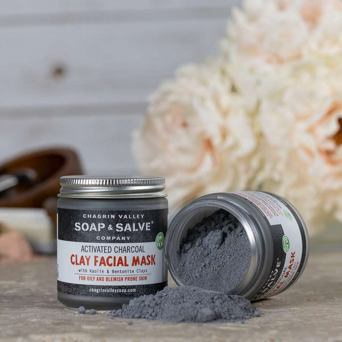 Chagrin Valley Soap & Salve - Clay Face Mask: Activated Charcoal