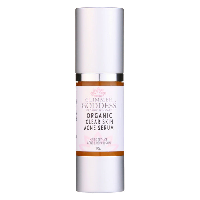 Glimmer Goddess® Organic Skin Care - Organic Clear Skin Acne Serum - Oil Regulation Serum