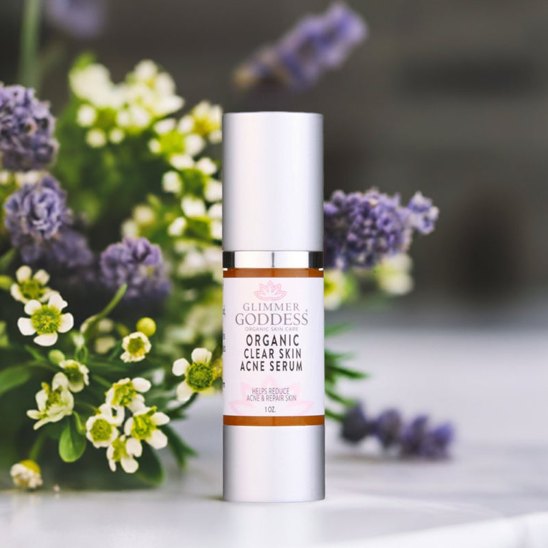 Glimmer Goddess® Organic Skin Care Organic Acne Serum – Oil Control & Pore Clearing Treatment Serums