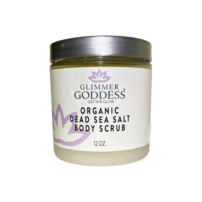 Glimmer Goddess® Organic Skin Care - Organic Body Scrub With Dead Sea Salt & Shea Butter