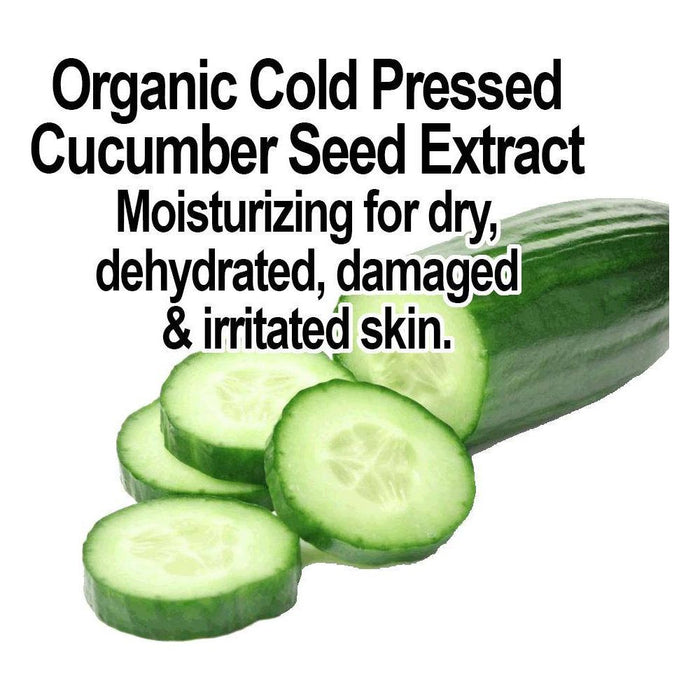 Glimmer Goddess® Organic Skin Care - Organic Cucumber Makeup Remover - Remove Makeup With No Oily Residue