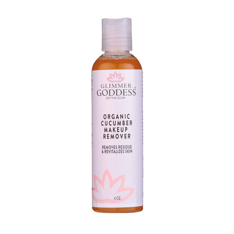 Glimmer Goddess® Organic Skin Care Organic Cucumber Makeup Remover – No Oily Residue Cleansers & Scrubs Thistle