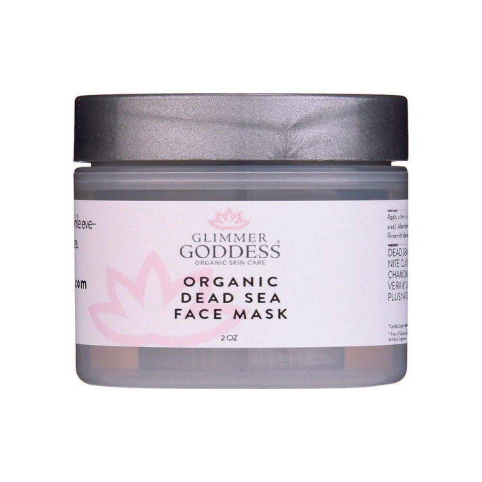 Glimmer Goddess® Organic Skin Care - Organic Dead Sea Mud Mask With Bentonite Clay - Exfoliate & Rejuvenate