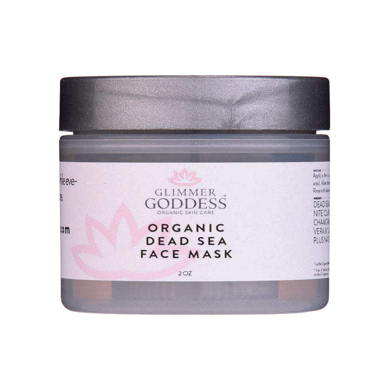 Glimmer Goddess® Organic Skin Care Organic Dead Sea Mud Mask – Exfoliate & Rejuvenate Masks & Peels