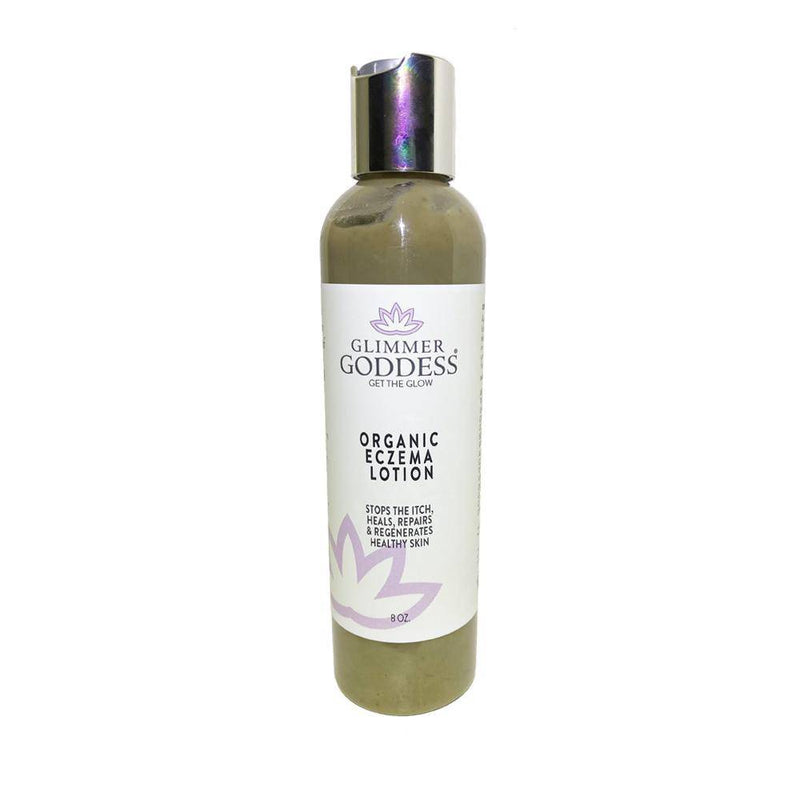 Glimmer Goddess® Organic Skin Care Organic Eczema Lotion – Soothing Relief & Skin Healing Lotions & Creams