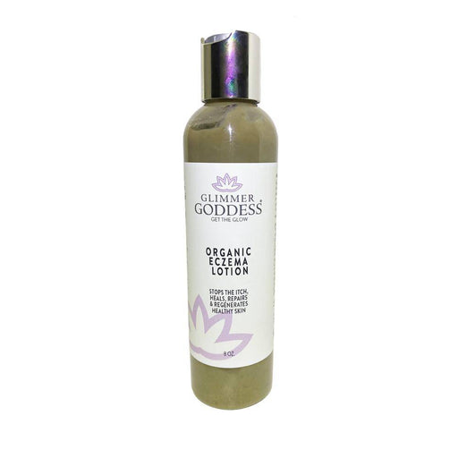 Glimmer Goddess® Organic Skin Care Organic Eczema Lotion – Soothing Relief & Skin Healing Lotions & Creams