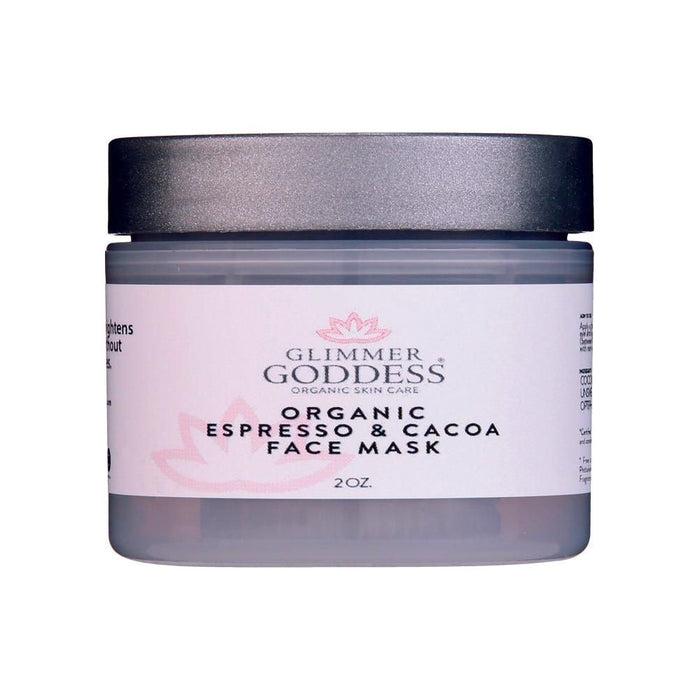 Glimmer Goddess® Organic Skin Care - Organic Espresso Cacoa Brightening Face Mask