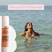 Glimmer Goddess® Organic Skin Care Organic CC Cream with SPF 45 – Illuminating Fruit Stem Cell Glow Cream with Reef-Safe Sunscreen Moisturizers