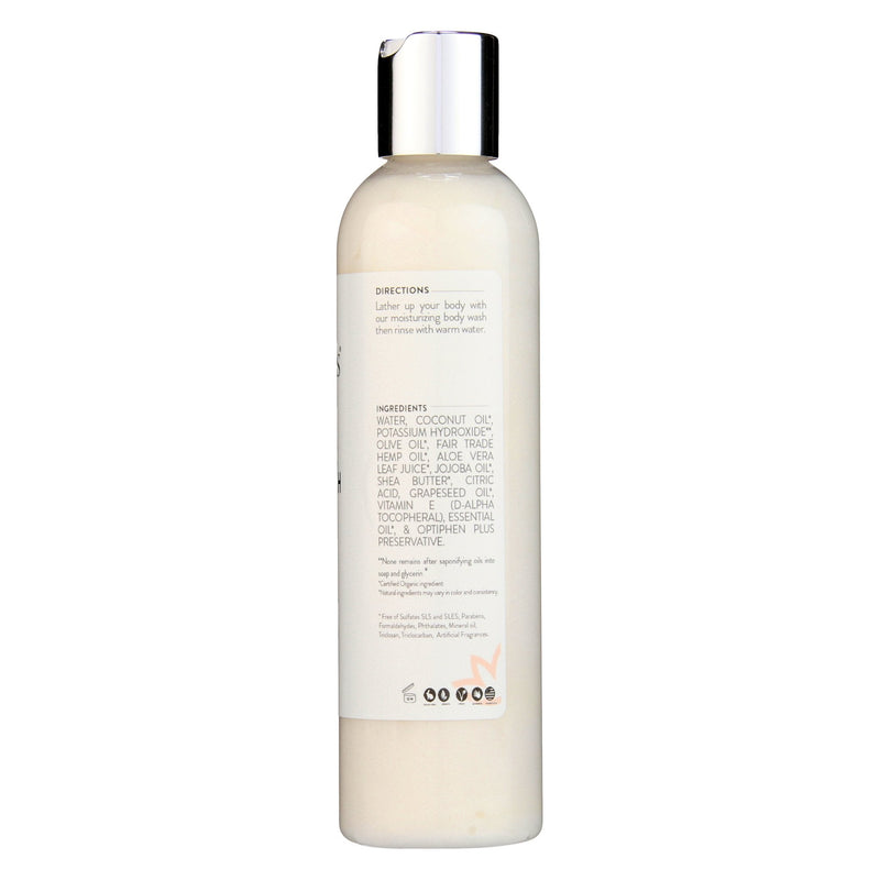 Glimmer Goddess® Organic Skin Care Organic Moisturizing Body Wash for Soft, Hydrated Skin Cleansers & Scrubs