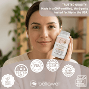 Bellawell Health Organic Moringa Superfood by Bellawell Capsules Dark Gray