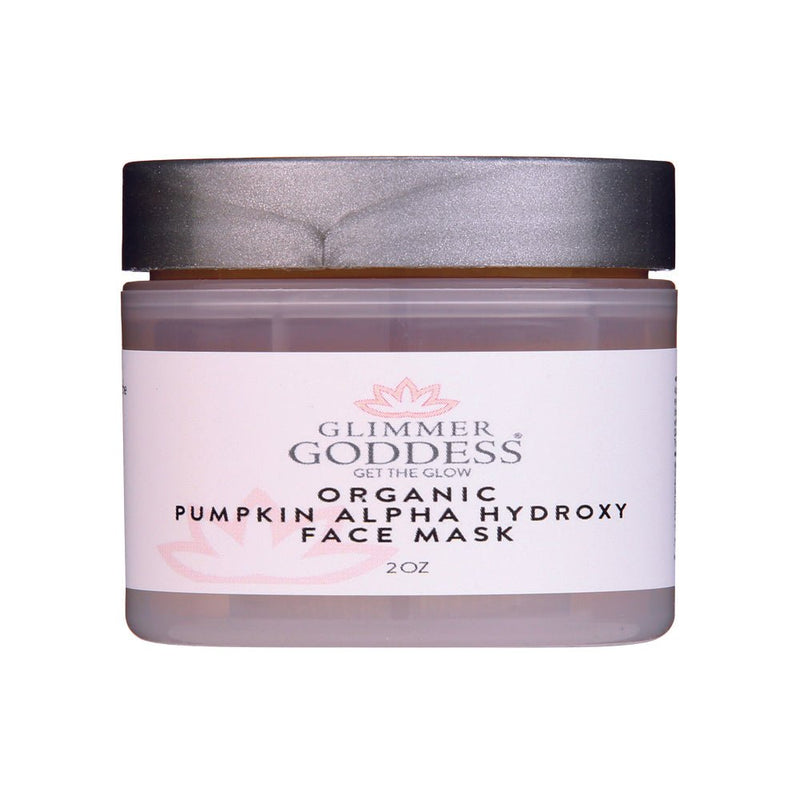 Glimmer Goddess® Organic Skin Care Organic Pumpkin AHA Face Mask – Exfoliating Treatment for Wrinkles & Glow Masks & Peels