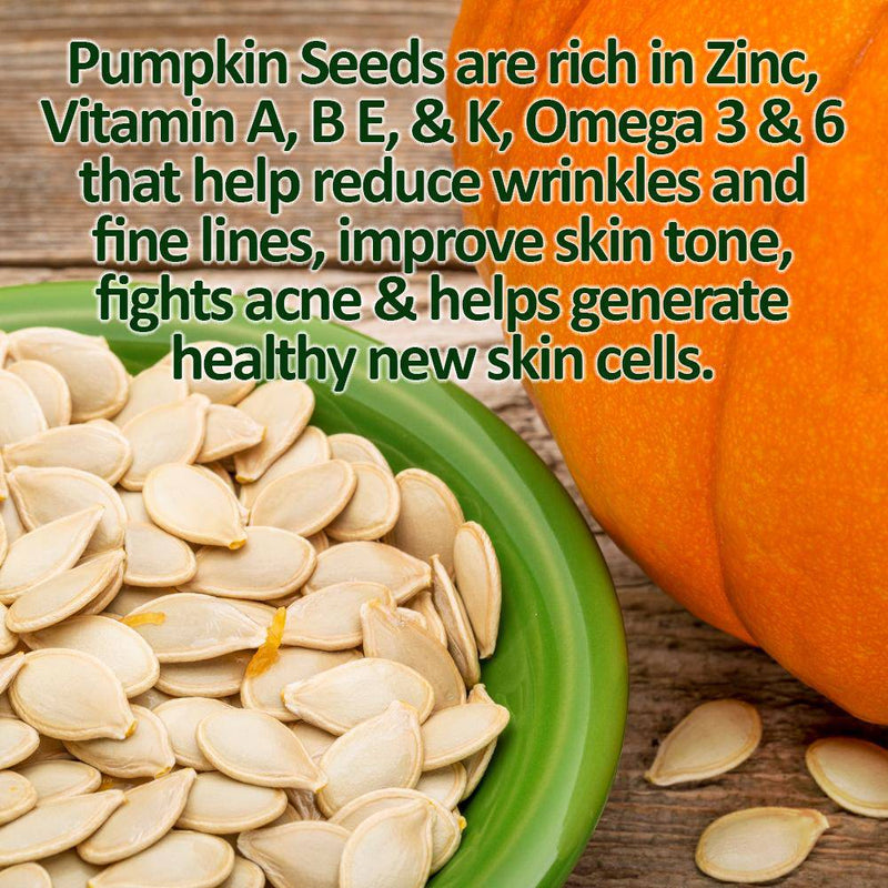 Glimmer Goddess® Organic Skin Care Organic Pumpkin Flaxseed Enzyme Face Mask – Brightening & Tightening Mask for Glowing Skin Masks & Peels
