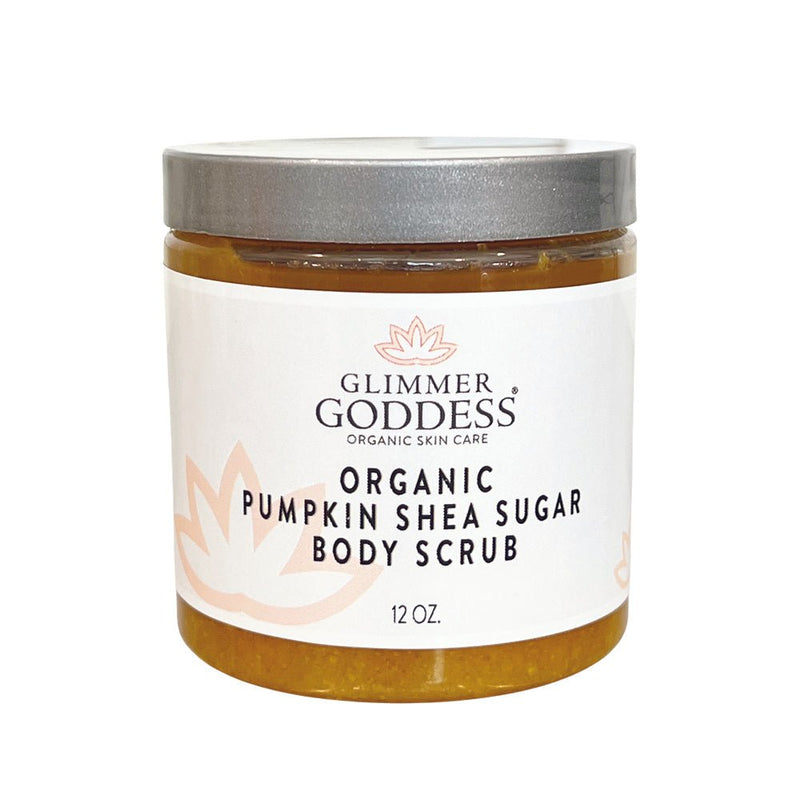 Glimmer Goddess® Organic Skin Care Organic Pumpkin Shea Sugar Body Scrub – Fall Scented Exfoliator Cleansers & Scrubs