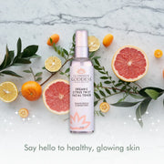 Glimmer Goddess® Organic Skin Care Organic Rose Water Facial Toner – Citrus Twist Toner with Witch Hazel & Aloe for Pore Tightening Cleansers & Scrubs