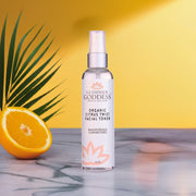 Glimmer Goddess® Organic Skin Care Organic Rose Water Facial Toner – Citrus Twist Toner with Witch Hazel & Aloe for Pore Tightening Cleansers & Scrubs