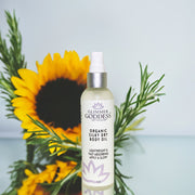 Glimmer Goddess® Organic Skin Care Organic Silky Dry Body Oil – Fast-Absorbing Formula Lotions & Creams