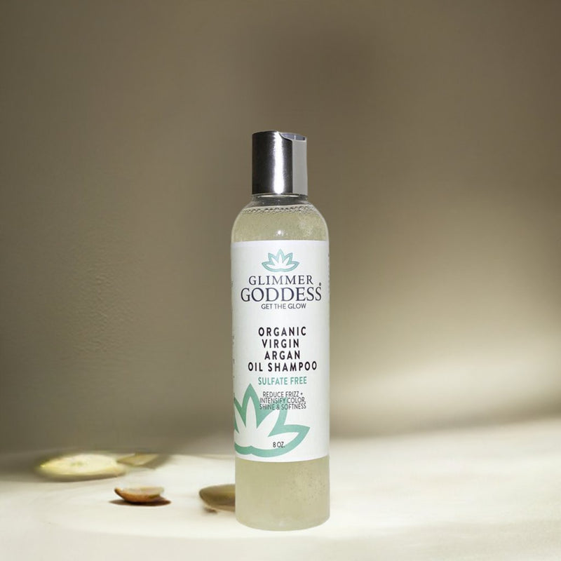Glimmer Goddess® Organic Skin Care Organic Sulfate-Free Shampoo with Argan Oil for Healthy Hair Hair Care