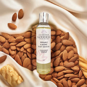 Glimmer Goddess® Organic Skin Care Organic Sweet Almond Silky Skin Oil – 48 Hour Hydration Lotion & Moisturizer