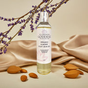Glimmer Goddess® Organic Skin Care Organic Sweet Almond Silky Skin Oil – 48 Hour Hydration Lotion & Moisturizer