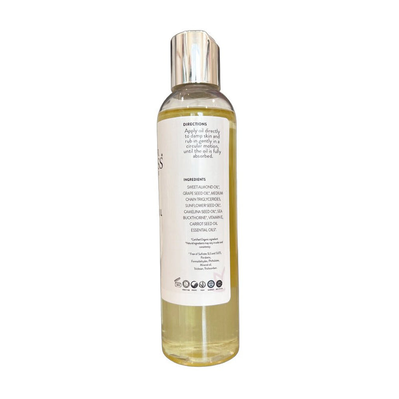 Glimmer Goddess® Organic Skin Care Organic Sweet Almond Silky Skin Oil – 48 Hour Hydration Lotion & Moisturizer