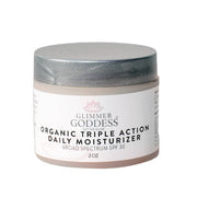 Glimmer Goddess® Organic Skin Care Triple Action Daily Moisturizer – Organic SPF 30 Moisturizers