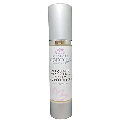 Glimmer Goddess® Organic Skin Care Organic Vitamin C Daily Moisturizer SPF 30 – Brightening Formula Moisturizers