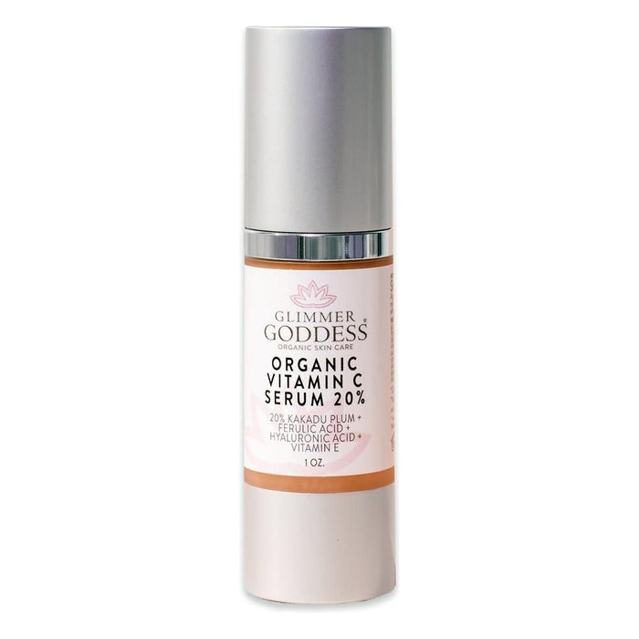 Glimmer Goddess® Organic Skin Care - Organic Vitamin C Serum 20% Firm & Glow Serum