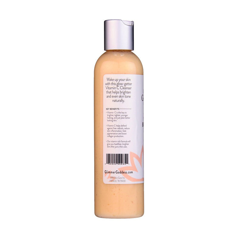 Glimmer Goddess® Organic Skin Care Organic Vitamin C Brightening Cleanser – Gentle Face Wash Cleansers & Scrubs