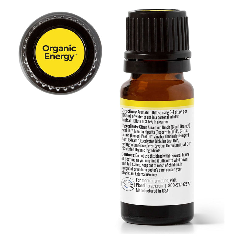 Plant Therapy Organic Energy Essential Oil Blend Essential Oil