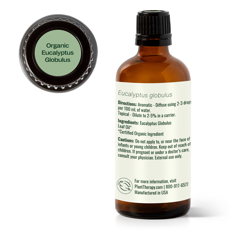 Plant Therapy Organic Eucalyptus Globulus Essential Oil Essential Oil