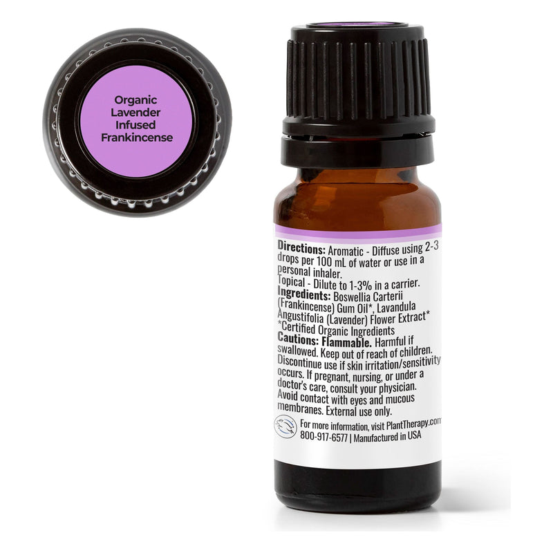 Plant Therapy Organic Lavender Infused Frankincense Essential Oil Essential Oil