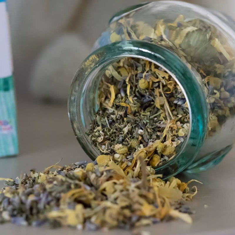 Chagrin Valley Soap & Salve Tea: Baby Me! Bath Herbs and Herbal Washcloth Baby Products