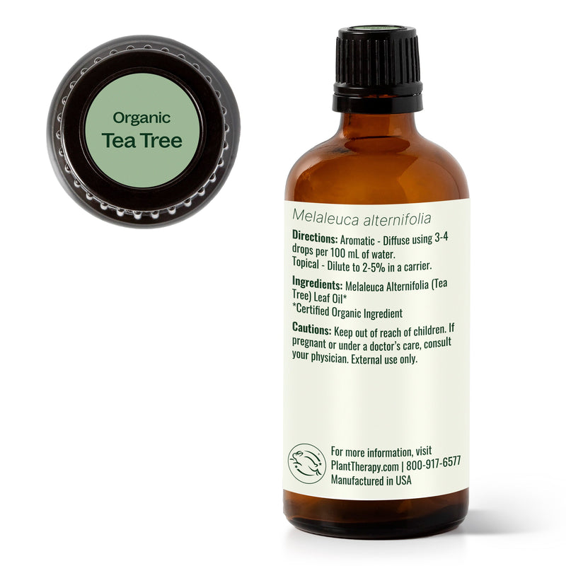 Plant Therapy Organic Tea Tree Essential Oil Essential Oil