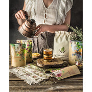 Gardenika Shop Gardenika Loose Leaf Herbal Tea Gift Sampler, USDA Organic, Caffeine Free, 120+ Cups – 5 Pack Loose Leaf Tea Sampler