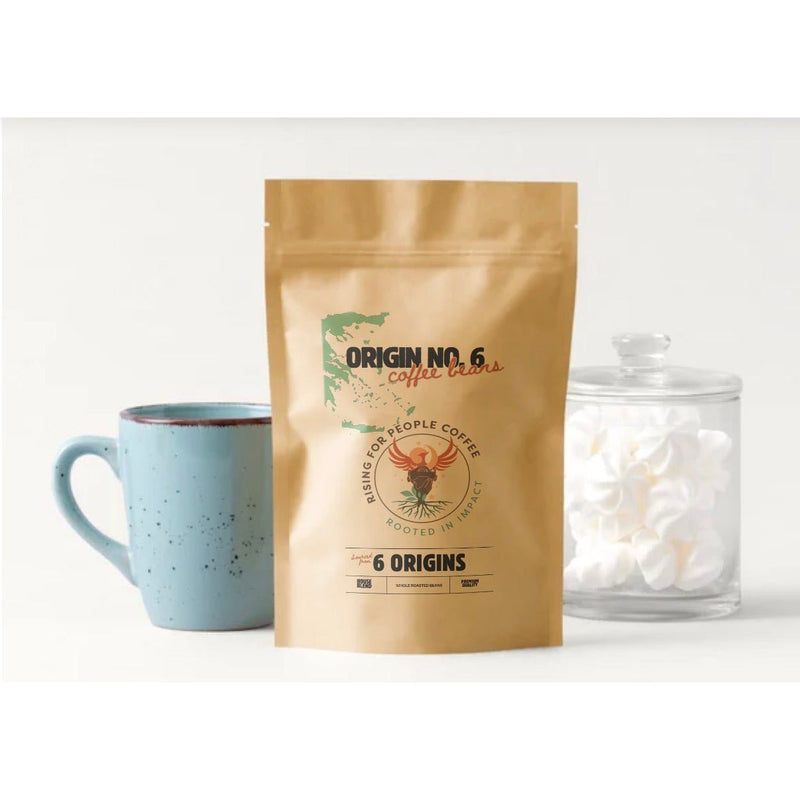 Rising For People Coffee Co. ORIGIN NO. 6 — Dark Roast Whole Bean Coffee Coffee