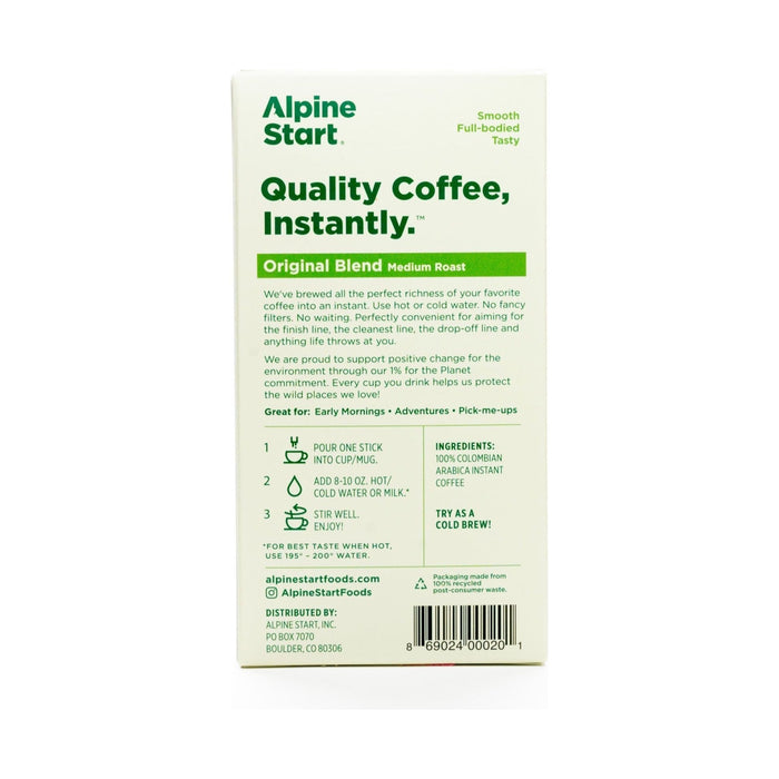 Alpine Start - Original Blend Medium Roast Instant Coffee