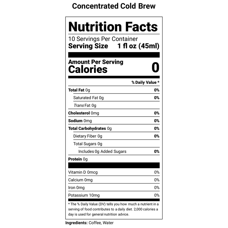 Rising For People Coffee Co. Original Concentrated Cold Brew Coffee Coffee